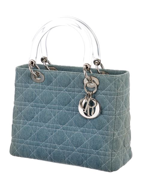 light blue lady dior bag|denim Lady Dior Bag.